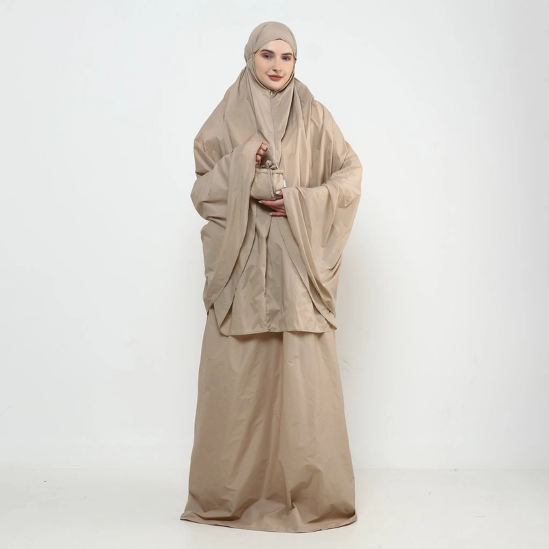 Product image DS Modest - Mukena Traveling Atas Bawah 2 in 1 - Ayra (Reseleting Leher) all variant MILO