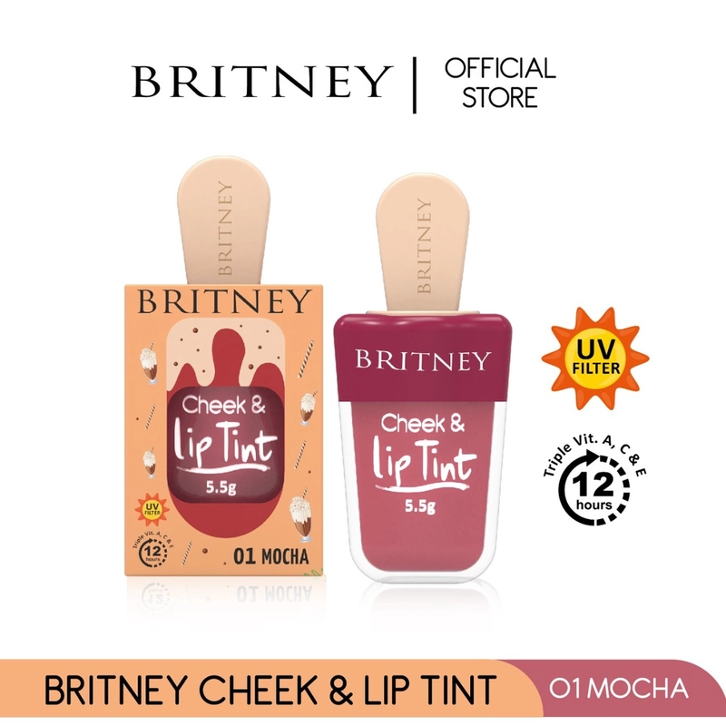 Product image Purbasari - BRITNEY CHEEK & LIPTINT 5.5 gr Mocca