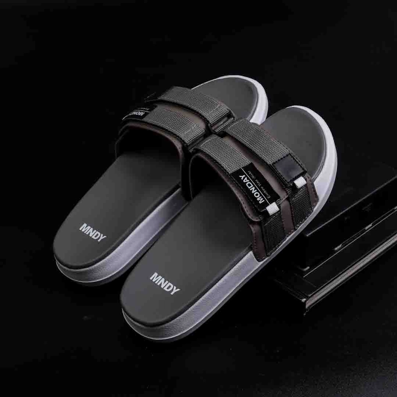 Product image MNDY Footwear - Pervez Grey - Sandal Slippers Slide Casual Grey Unisex 36 Grey