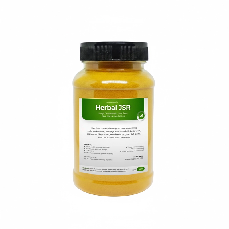 Product image Mirani - Herbal JSR Detox Bantu Kontrol Tubuh Ideal & Sehat Tanpa Gula 150gr botol hijau