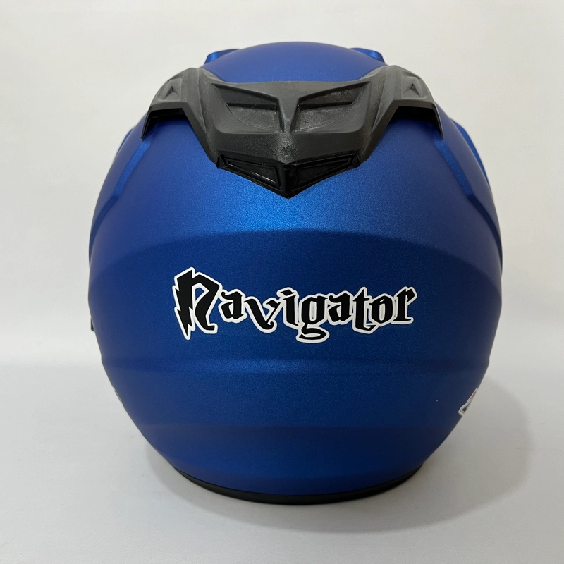 Product image CRX Helmet - Helm JP7 Biru Doff - Double Visor (Kaca Clear & Smoke) Helm SNI Helem Dewasa L JP7 Biru Doff
