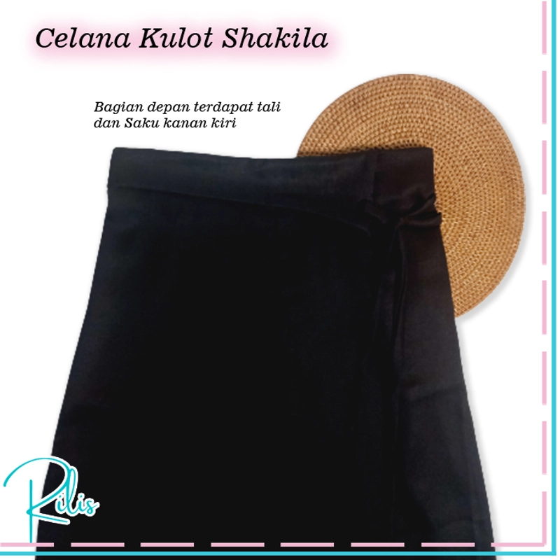 Product image Celana Kulot Shakila All Size Hitam