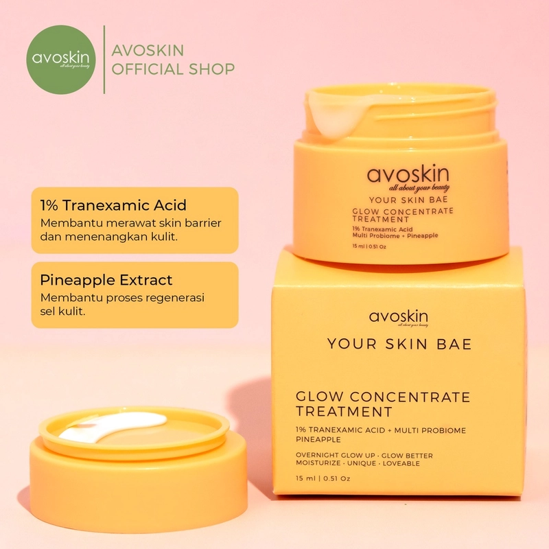 Product image AVOSKIN OFFICIAL - YSB Glow Concentrate Treatment 1% Tranexamic Acid + Multi Probiome + Pineapple 15 ml Tranexamic Acid