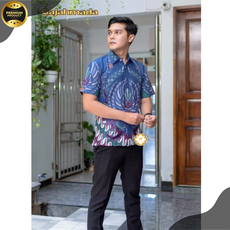 Product image Batik Tulis Pria Berlapis Trikot Kode Gajahmada S Gajahmada
