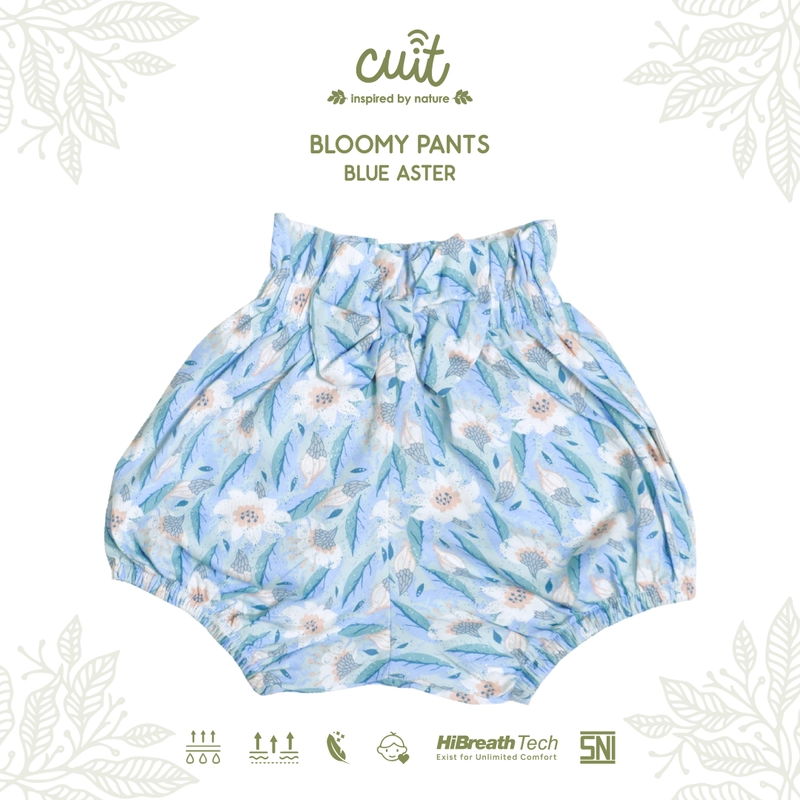 Product image Kintakun Baby - KINTAKUN BABY X CUIT Bloomy Short Pants Baby Celana Pendek Anak bayi 3 Bulan - 2 Tahun S (3-6 Bulan) Blue Aster