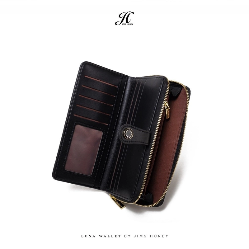 Product image JIMSHONEY SUKABUMI - Luna Wallet - Dompet Panjang Wanita LC 7108 BLACK