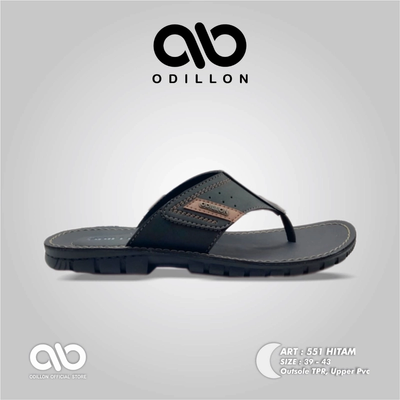 Product image Odillon - Odillon - 551 / Sandal Jepit Pria Casual 39 BLACK
