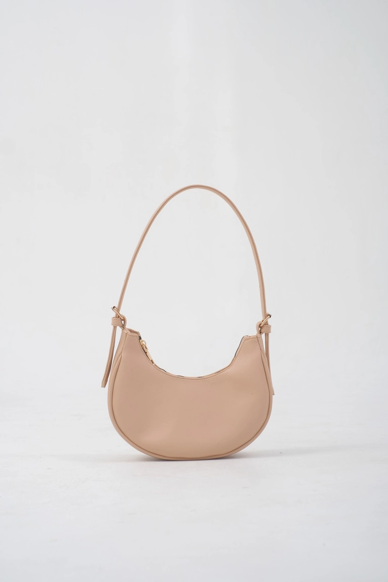 Product image Hirakiya id - Kirin Tas Wanita Shoulder Bag Underarm Synthetic Leather Premium 24x7x12cm 24x7.5x12cm Creamy