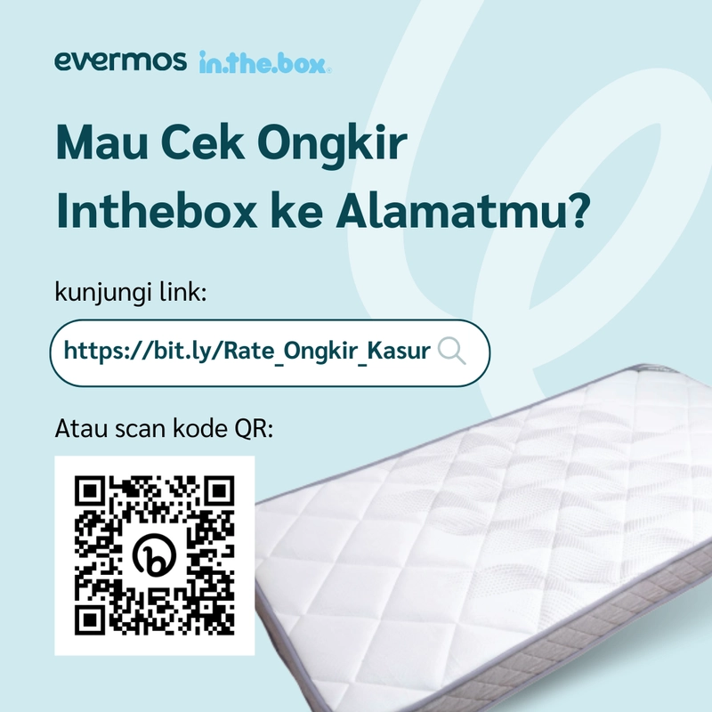 Product image IntheBox - Kasur Spring Bed Orthopedic Dash Free Bantal F388DS-BP2P-160NTR 100 x 200 cm Kasur Spring