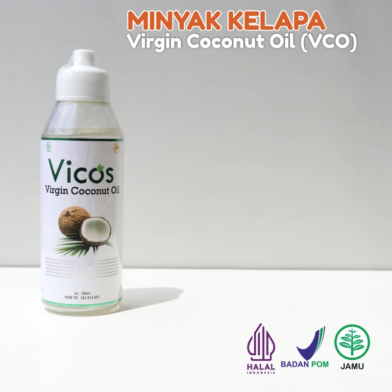 Product image Elhafidz Herbal - Vicos minyak vco minyak kelapa original-virgin coconut oil 60 ml VCO
