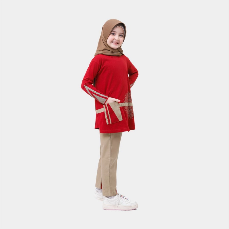 Product image Setelan anak perempuan Simple Ethnic Layla XL Maroon