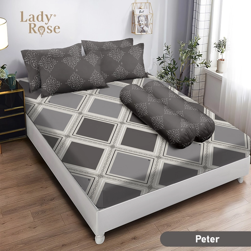 Product image Dylan 19 [TA] - Dylan 19 - Sprei Lady Rose Prime King 180x200 Tinggi 30 180x200 Tinggi 30 PETER