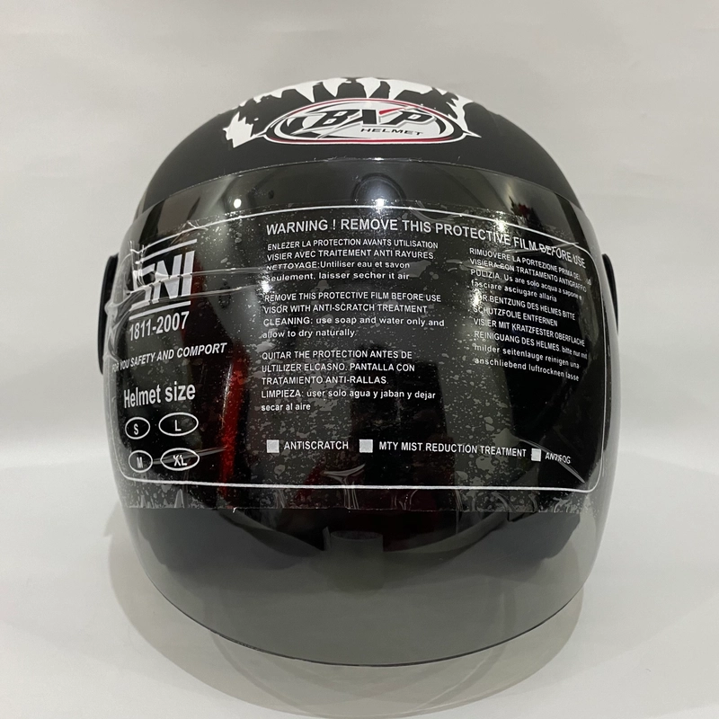 Product image Helm Nuvo Venom Abu Abu Doff - Helm SNI - Helm Dewasa L Nuvo Venom Abu Abu Doff