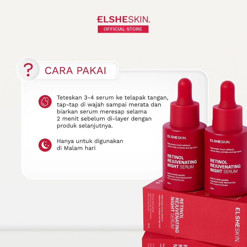 Product image ELSHESKIN - ElsheSkin Retinol Rejuvenating Night Serum 15ml retinol