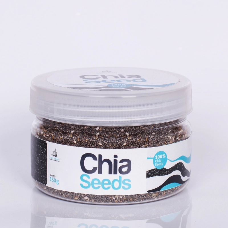 Product image Chiaseed Sahabah - Chia Seeds - Chiaseed Organik - Biji Selasih 150g Hitam