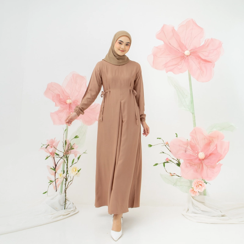 Product image Lusianasae - Lusianasae - Edelweiss dress warna Milo bahan Rayon twill premium S MILO