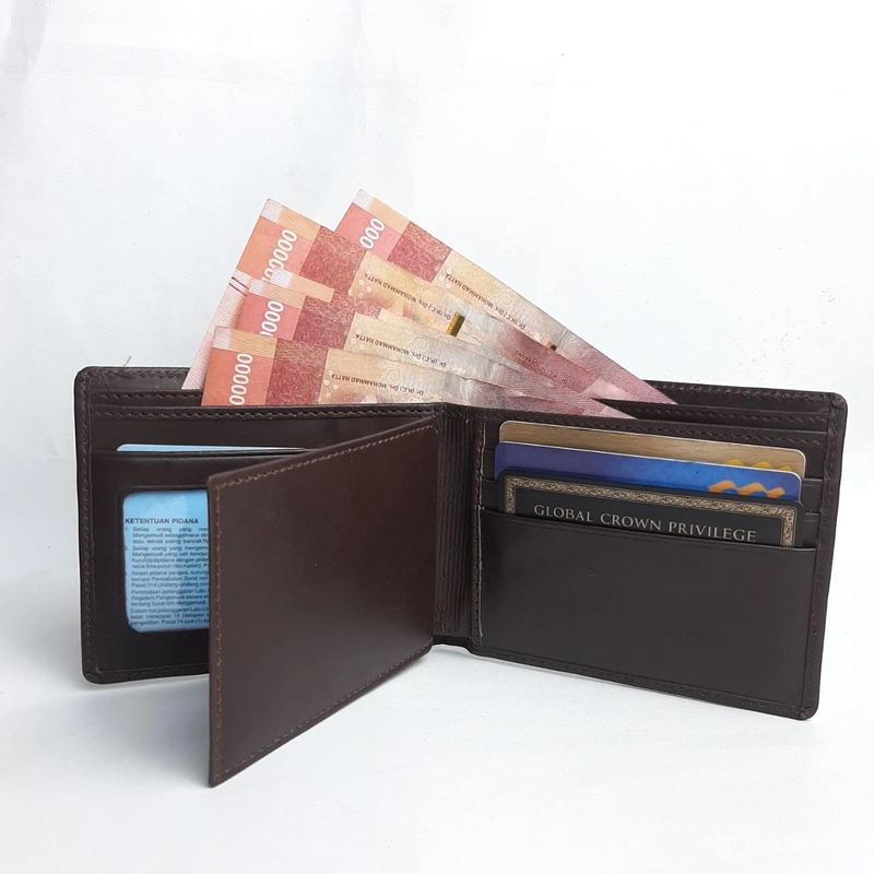 Product image Toko Sinar Garut Dompet Standar Original P 11 x L 9cm Coklat