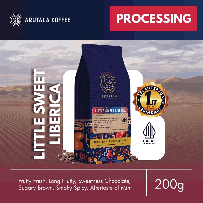 Product image Arutala - ARUTALA Kopi Little Sweet Liberica 200 gram Pilihan Bentuk Kopi Biji