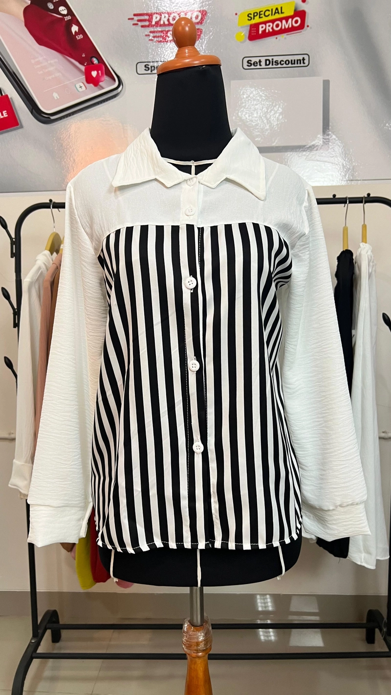 Product image Sseolshop - Baju Wanita - Anggun Baju Atasan Wanita Terbaru M BW