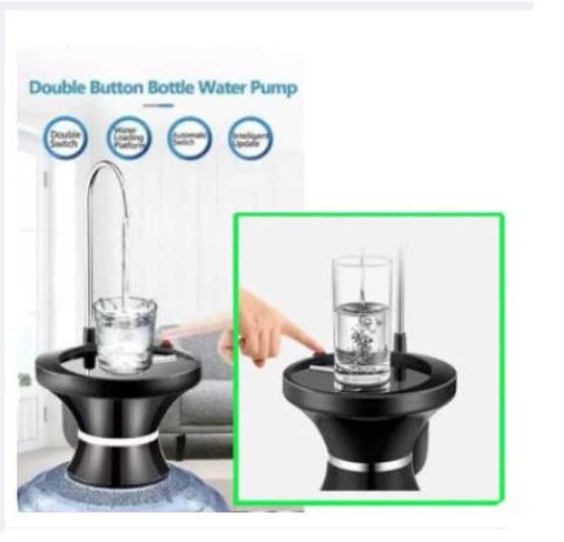 Product image Pompa Galon Elektrik Dengan Tatakan Gelas Mudah Dan Tinggal Klik Warna Hitam