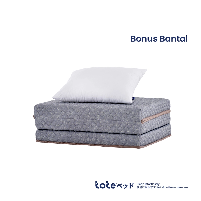 Product image Tote Bed - Tote Tatami Trifold - Kasur Lantai Portable Lipat Tiga 90 x 200 Firm