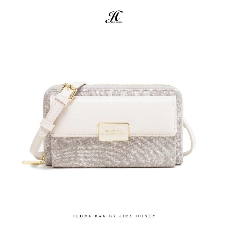 Product image JIMSHONEY SUKABUMI - Ilona Bag LC 7098- Tas Selempang Wanita - WHITE