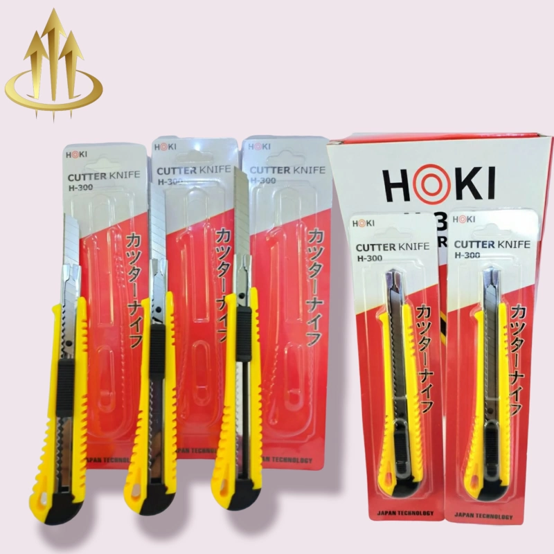 Product image Kater H-300 '' HOKI '' Cutter kecil tajam kuat murah 8 cm x 1cm random