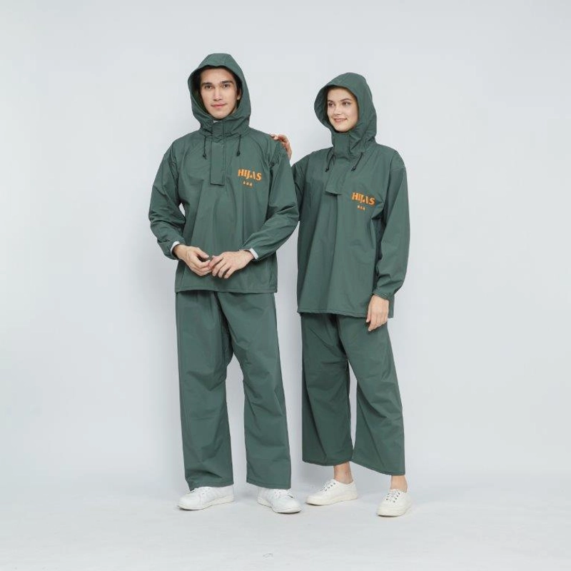 Product image South Legend - South Legend - HIjasku Jas Hujan Setelan Pvc Tebal Pria Wanita Setelan Jumbo ALLSIZE Army