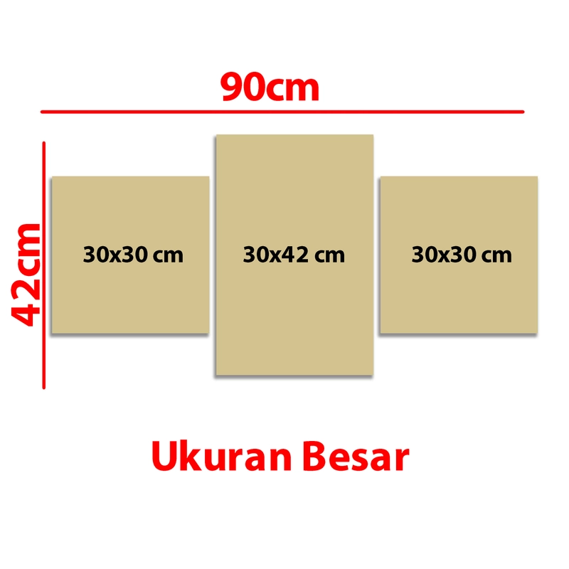 Product image Hiasan Dinding Kaligrafi Ayat Kursi - KL-9 STANDARD ABU