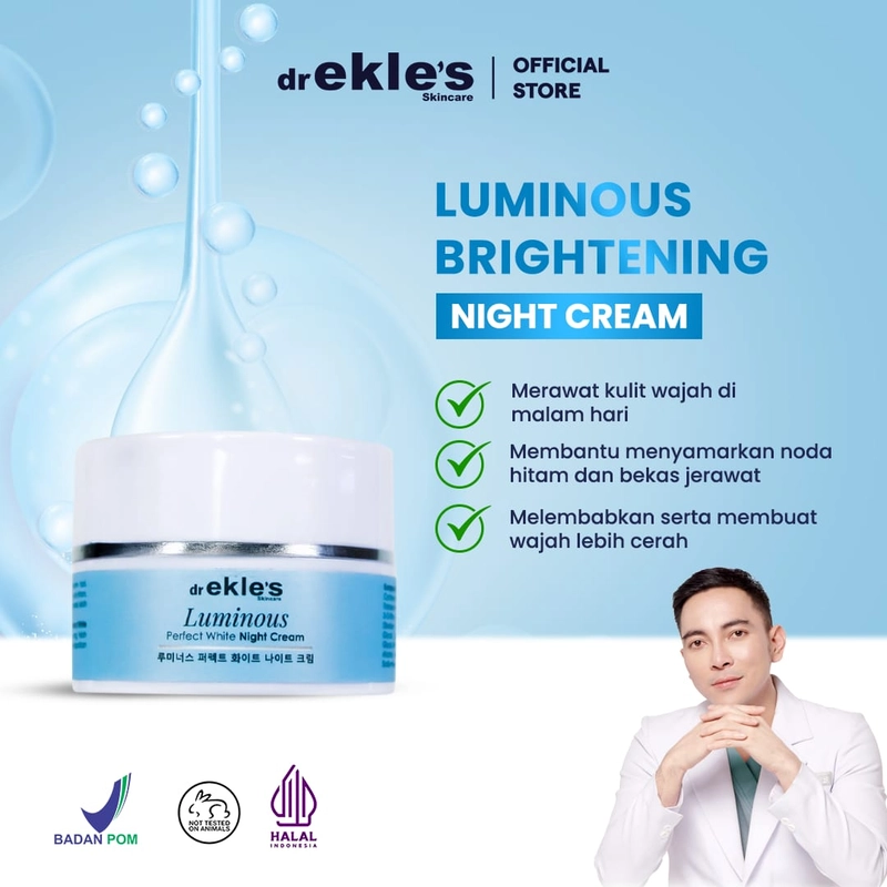Product image Dr Ekles Skincare - Dr Ekles Skincare - dr ekles skincare Luminous Series 250gr Biru