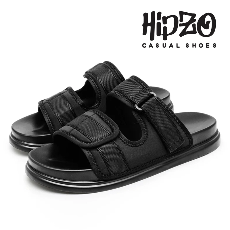 Product image Hipzo - HIPZO Sandal Selop Unisex CT039 Ringan Casual Untuk OOTD Santai Pria Wanita 41 HITAM