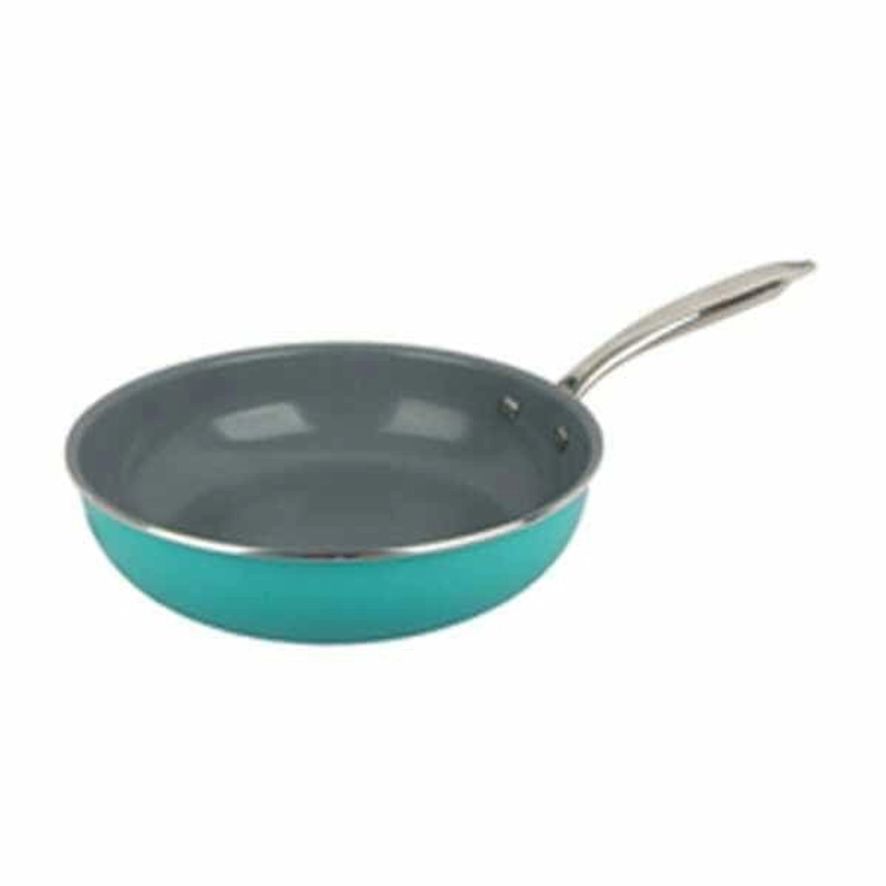 Product image UTAMAMEGA - Kangaroo KG176 Frypan [Penggorengan] Ceramic Anti Lengket & Anti Gores 24 cm biru