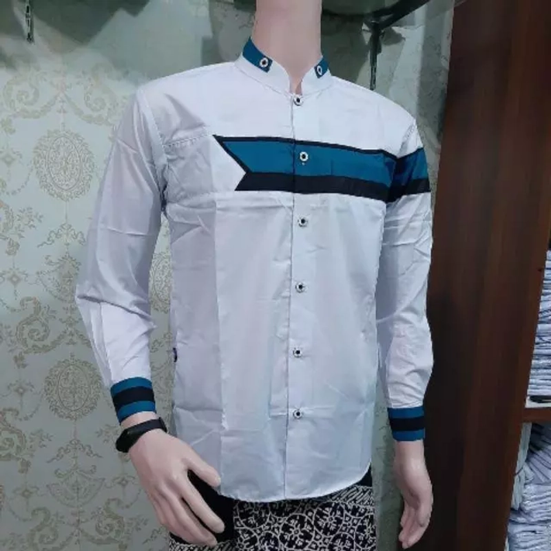 Product image Kois Batik - Baju koko lengan panjang pria dewasa terbaru motif lidah M Lidah 01
