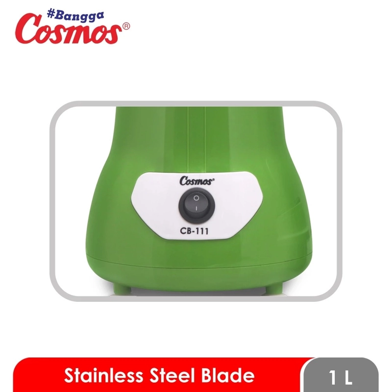 Product image UTAMAMEGA - Cosmos CB-111 CB111 Blender Plastik 1Liter Midori series 380 Watt Warna Random