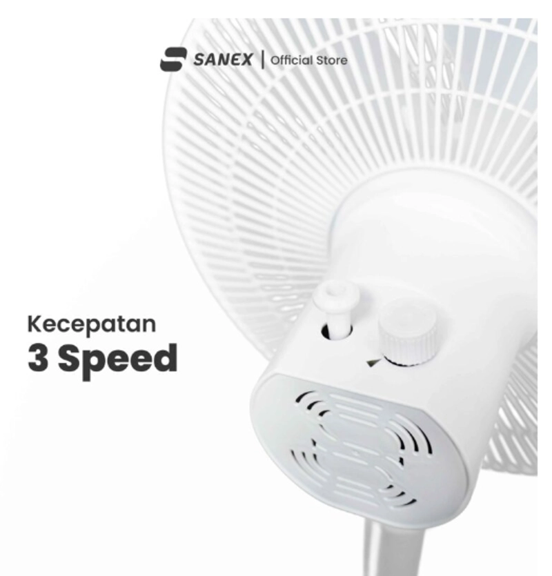 Product image UTAMAMEGA - Kipas Angin Berdiri 16in Sanex Siwon SSF-1621 Tanpa Remote Type SSF-1621