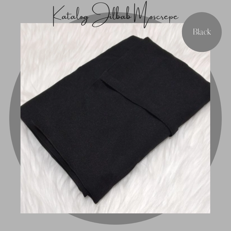 Product image Acla Daily - Jilbab Zetana Bergo Tali Instan Series Matt Moscrepe All size Black