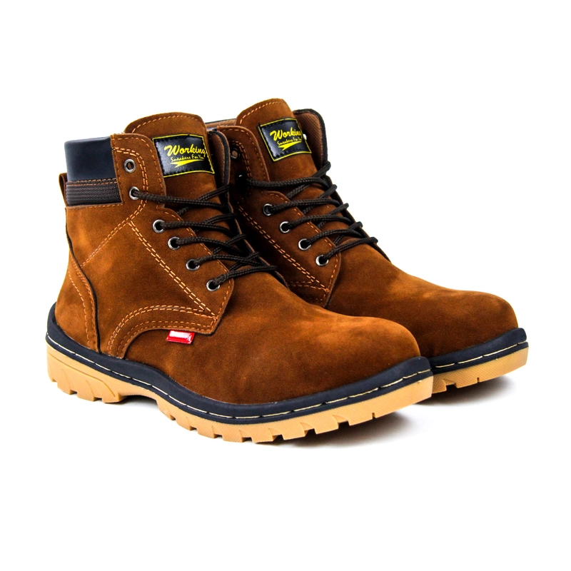 Product image Working Shoes - NEW ARRIVAL SEPATU FASHION BOOTS PRIA BIKERS WORKING G-22 OUTDOOR STYLISH 39 Cokelat Tua
