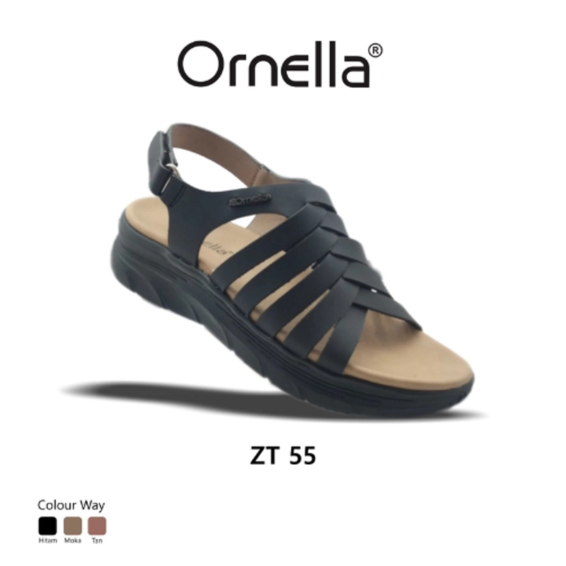 Product image Odillon - Ornella - ZT 55 / Sepatu Sandal Wanita Casual 36 BLACK