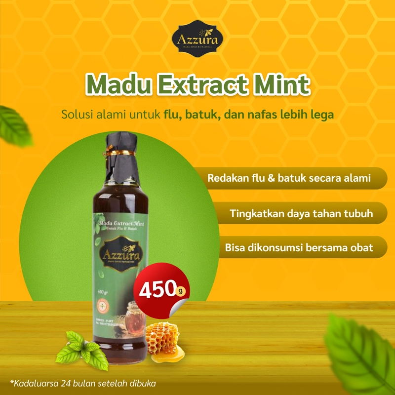 Product image Madu Azzura - Madu Extract Mint 300 gr