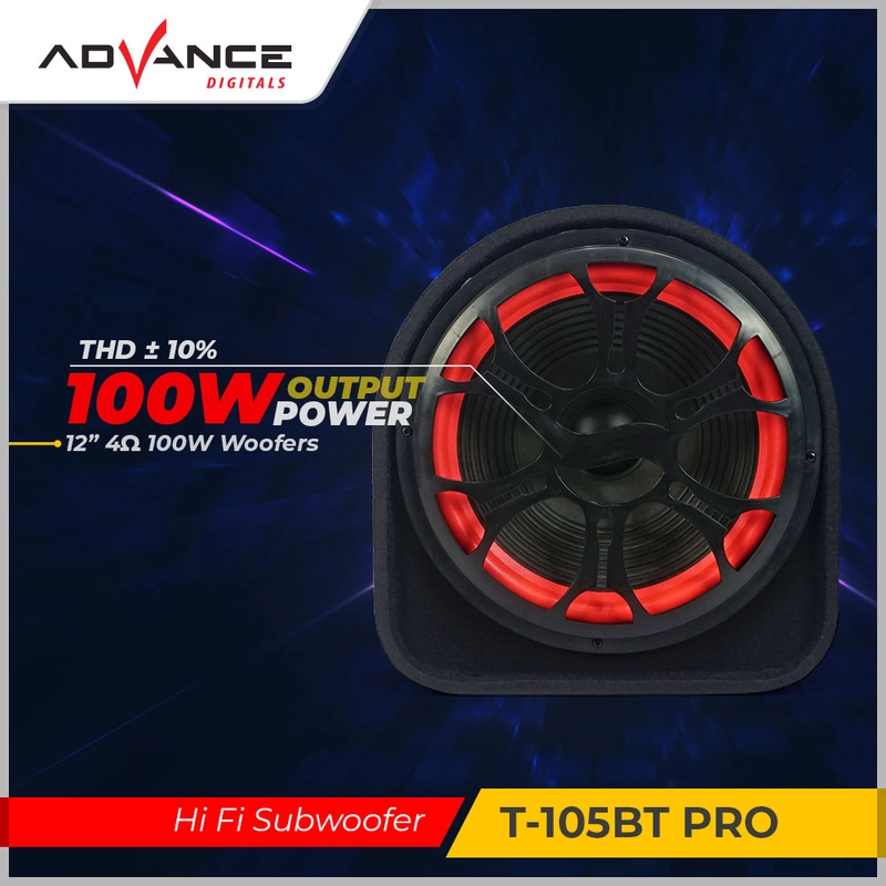 Product image Advance Digitals Indonesia - Speaker Tabung T-105 BT PRO / T105BT PRO Speaker Bluetooth Free 1 Microphone Subwoofer 12inch - Default