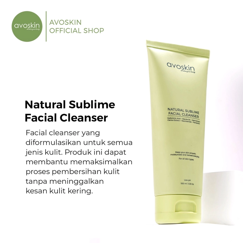 Product image AVOSKIN OFFICIAL - Natural Sublime Facial Cleanser 100 ml Facial Cleanser