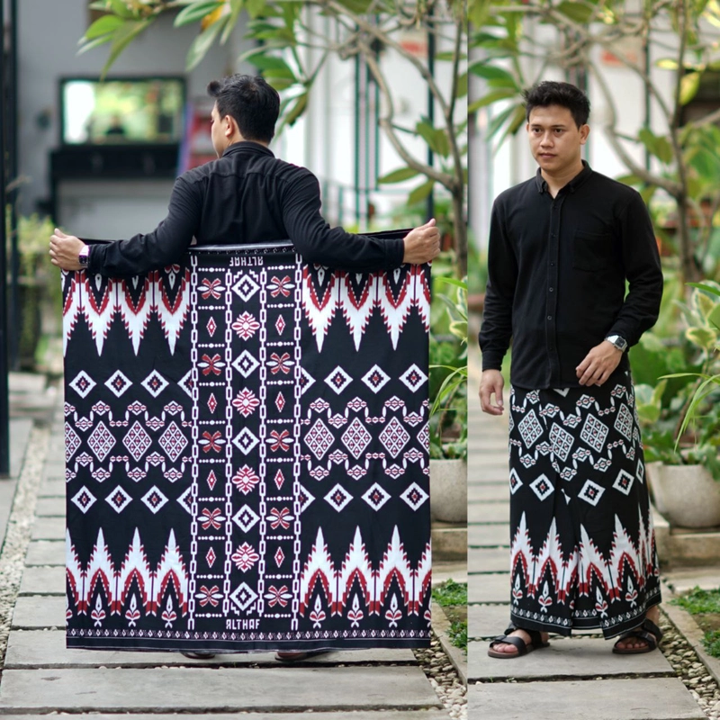 Product image Kois Batik - Sarung Dewasa Santri Motif Az zahir Sarung Dewasa Az zahir hitam