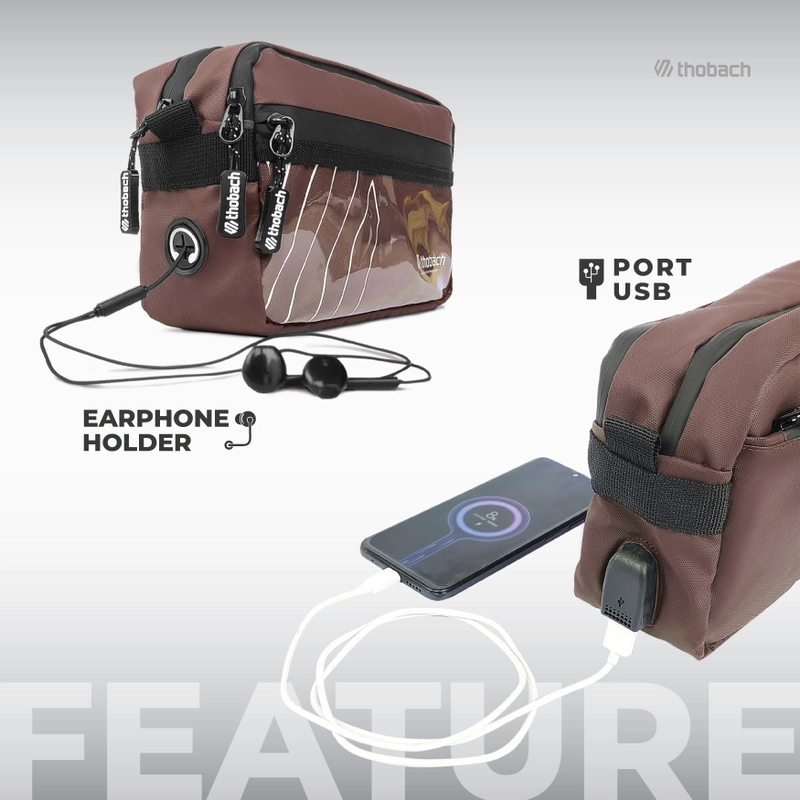 Product image Thobach official - THOBACH Waistbag XAVIER ALL SIZE Brown