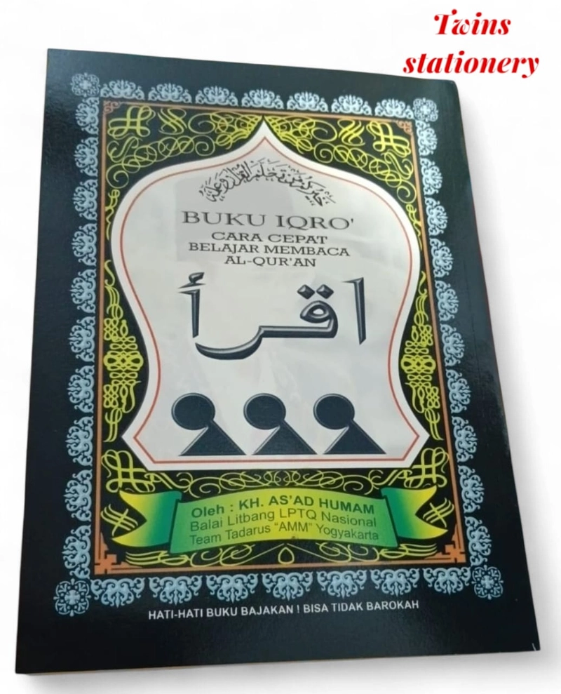 Product image TWINS STATIONERY - BUKU IQRO PAKET GROSIR IQRO PLUS JUZ AMMA HIJAU UK A5 IQRO A5 SATUAN SOFT CAVER
