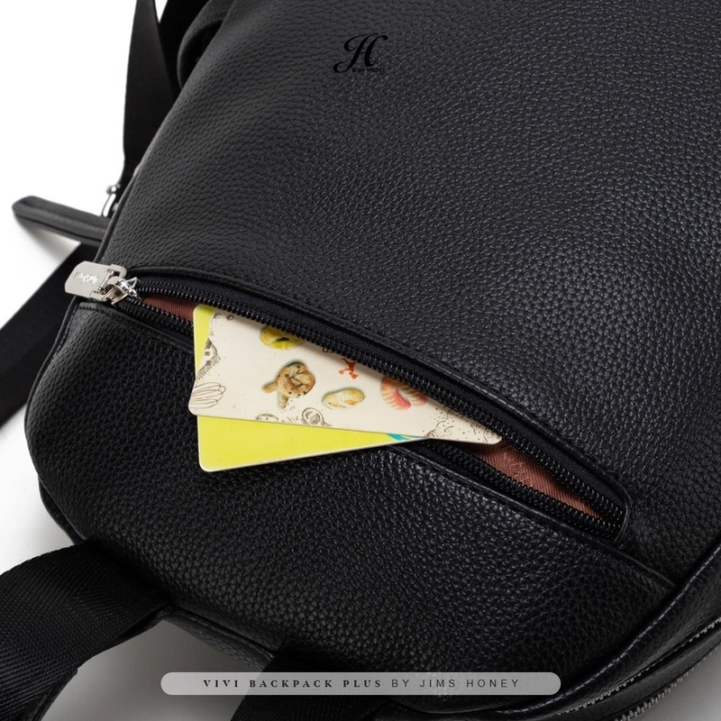 Product image JIMSHONEY SUKABUMI - Vivi Plus Bag - Backpack Wanita JH-102 BLACK