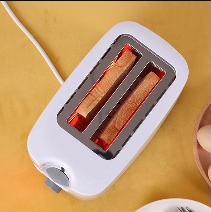 Product image UTAMAMEGA - Toaster Alat Panggang Roti Samono SW-TW750 2 Slices Dengan 7 Leves Kontrol Warna Putih