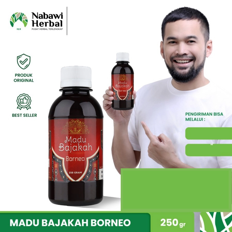 Product image NABAWI HERBAL - Nabawi Madu Bajakah Borneo 250 gr madu