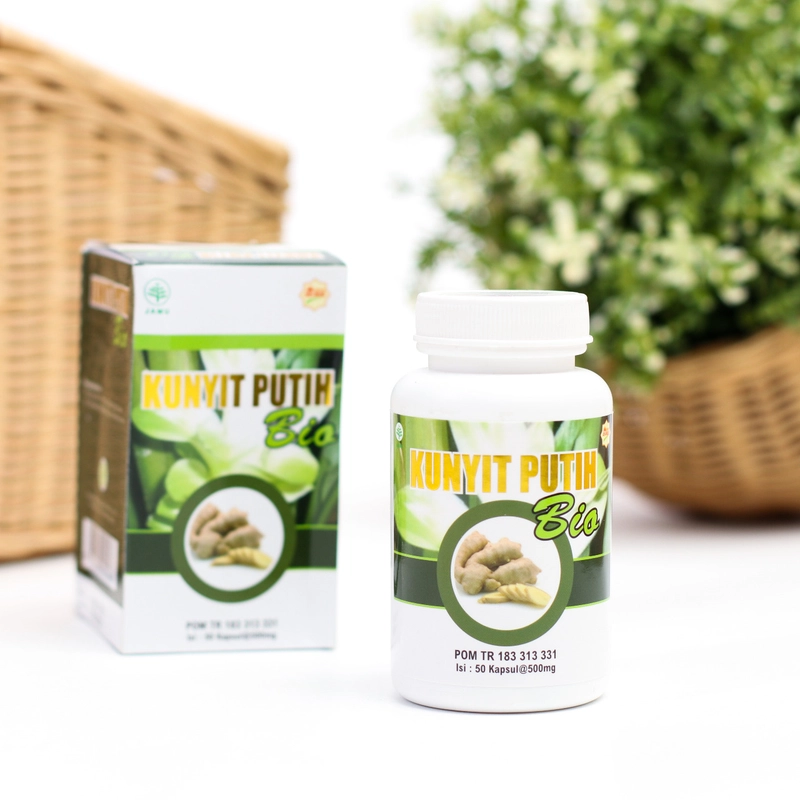 Product image Elhafidz Herbal - Kunyit Putih Bio - Memelihara Kesehatan bagi Penderita Kanker 500 Krem
