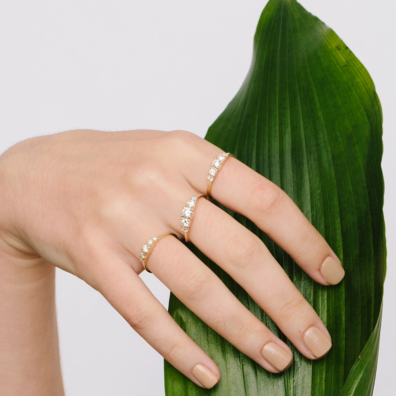 Product image 1901 Jewelry - 1901 Jewelry Cincin Berlian Laboratorium Bezel All Size Gold
