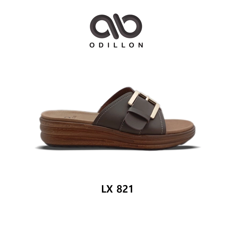Product image Odillon - LX 821 / Sandal Slip On Wanita 37 Coffee